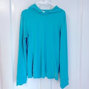 Women’s large Fabletics pullover with thumbholes.
